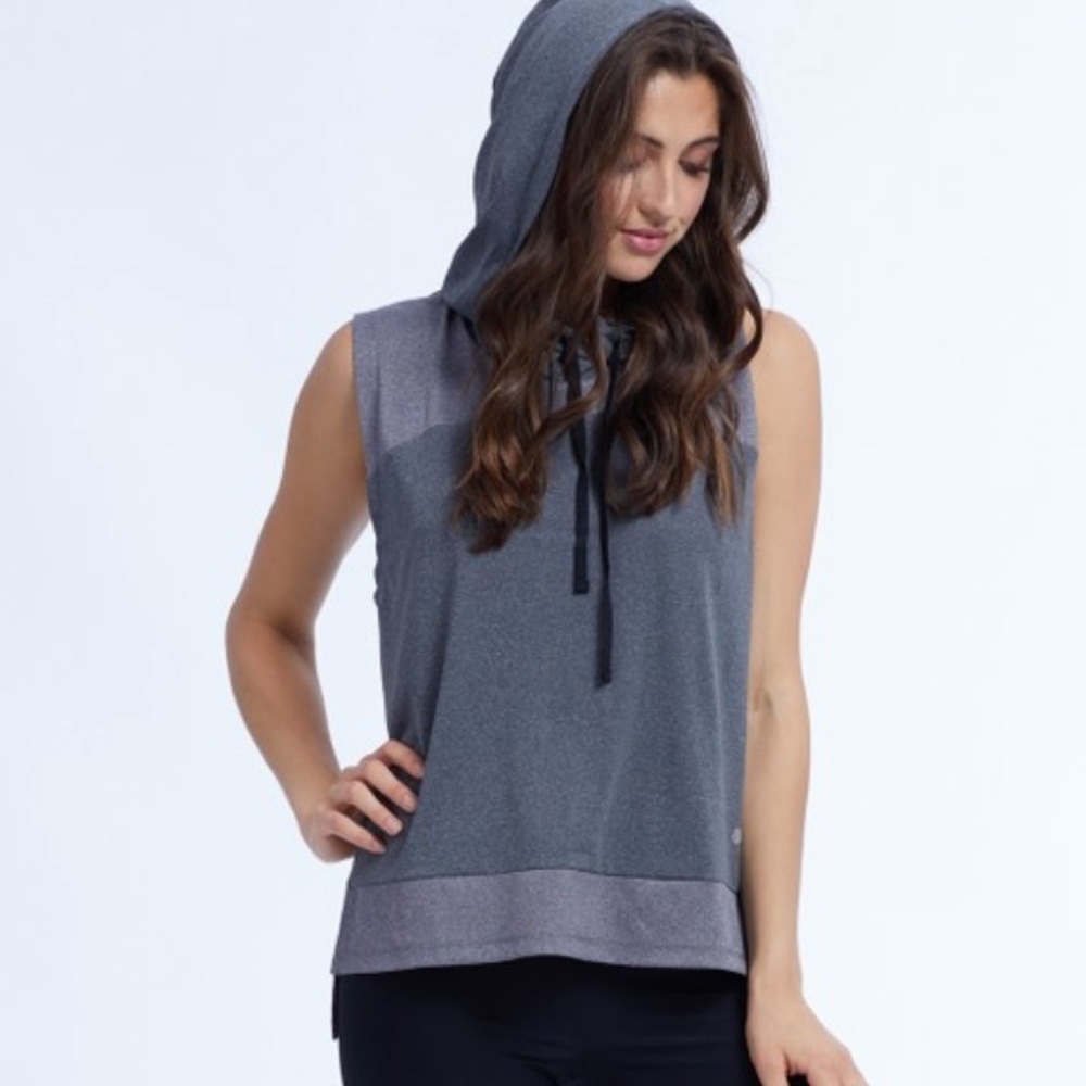 2xhpnwot Bally Total Fitness Sleeveless Hoodie